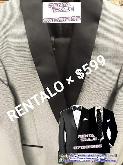Renta de Smoking Trajes Joshe en Torreon