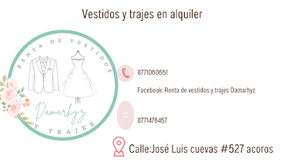 Renta de vestidos y trajes Damarhyz en Cd Acuna
